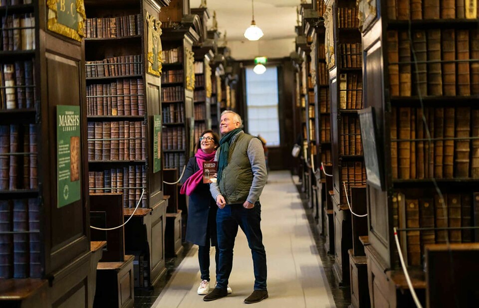Skjult perle: Marsh’s Library åpnet i 1707, og var Irlands første offentlige bibliotek. Hit kommer bare de som vet.