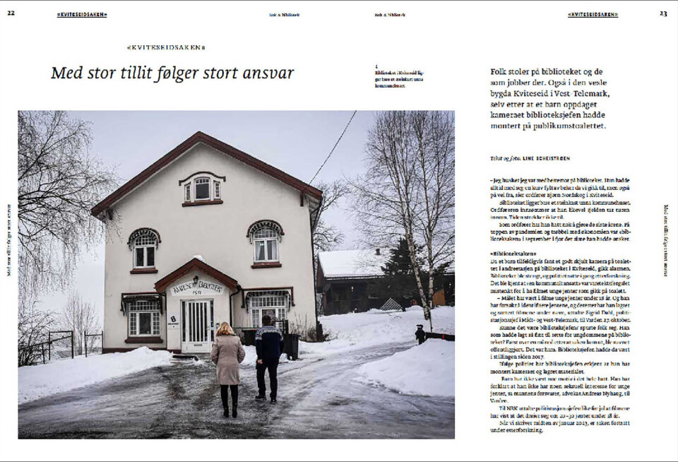 Faksimile frå Bok & bibliotek 1-23.