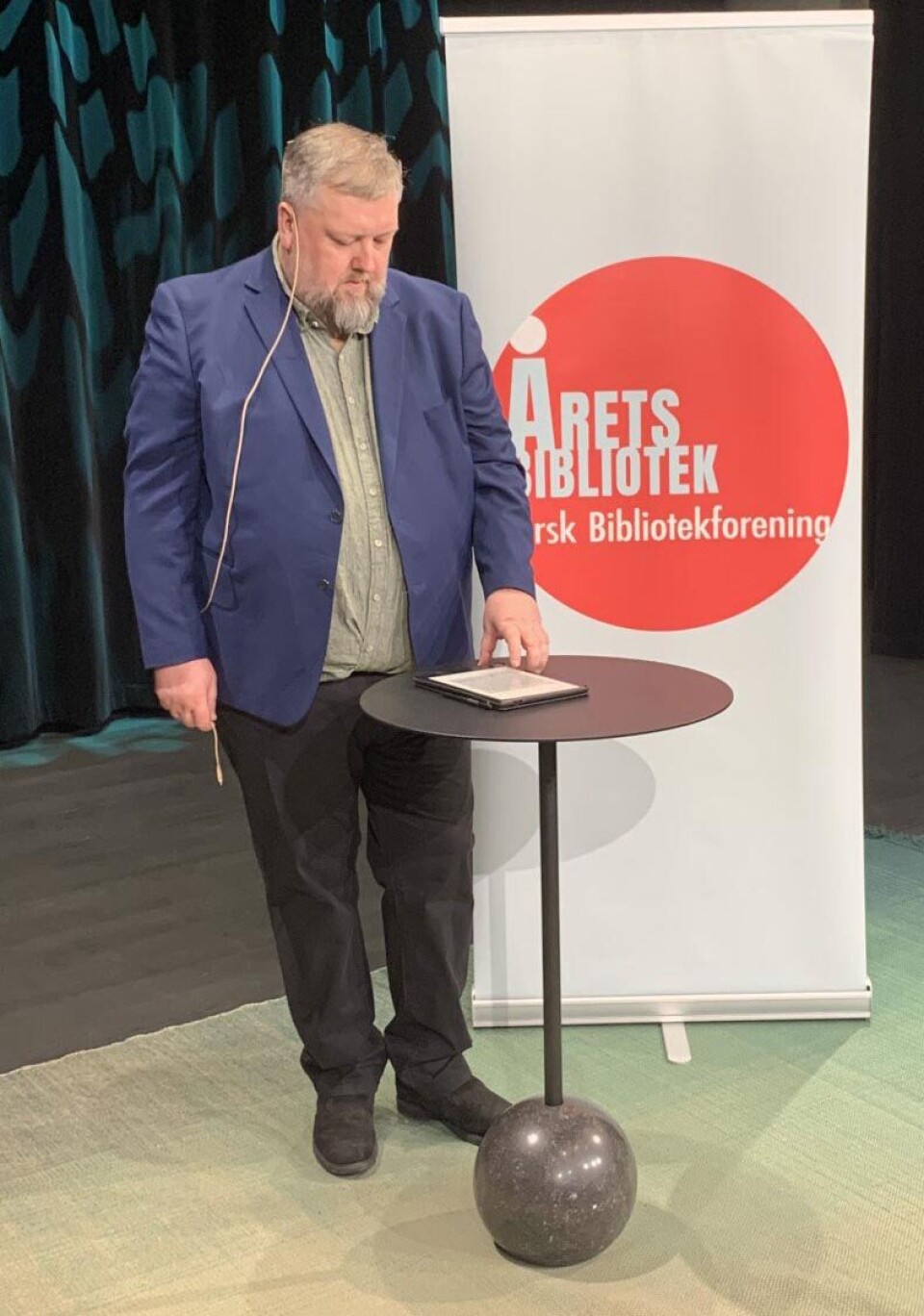 Koronautdeling: Vidar Lund, NBF-leder og juryleder, håper å kunne møte nominerte ansikt til ansikt under neste kåring av årets bibliotek.