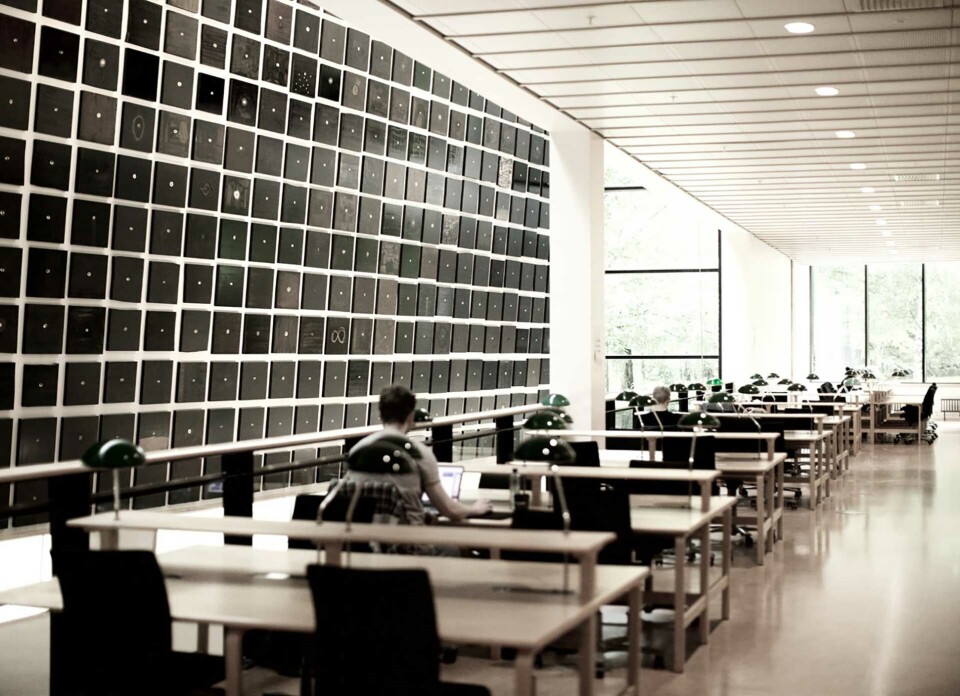 Fra Georg Sverdrups hus ved universitetet i Oslo.