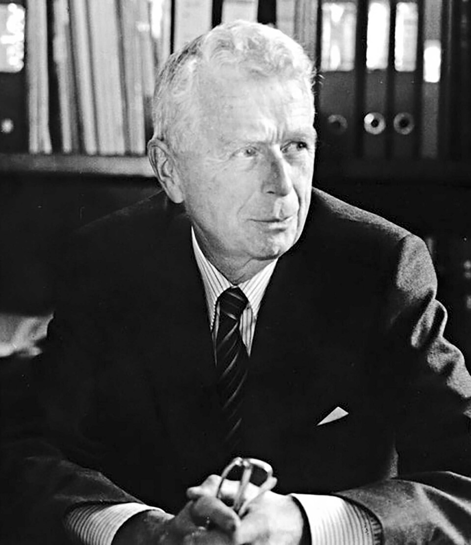 Riksbibliotekar Gerhard Munthe (1919–1997).