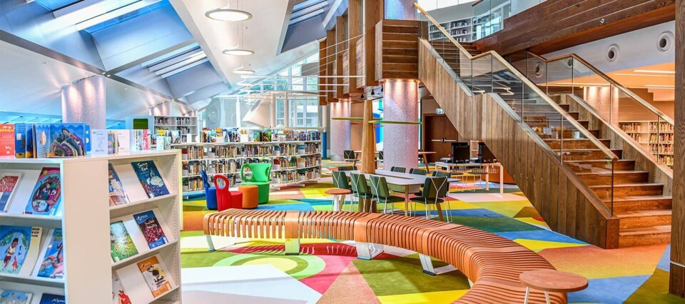 IKKJE FOR ALLE: Barneavdelinga i det nye Mohammed Bin Rashid-biblioteket i Dubai.