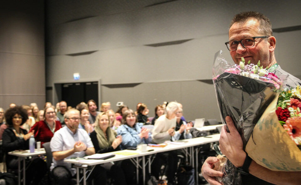 Ola Eiksund blei vald til ny leiar i Bibliotekarforbundet under landsmøtet deira på Gardermoen i november.