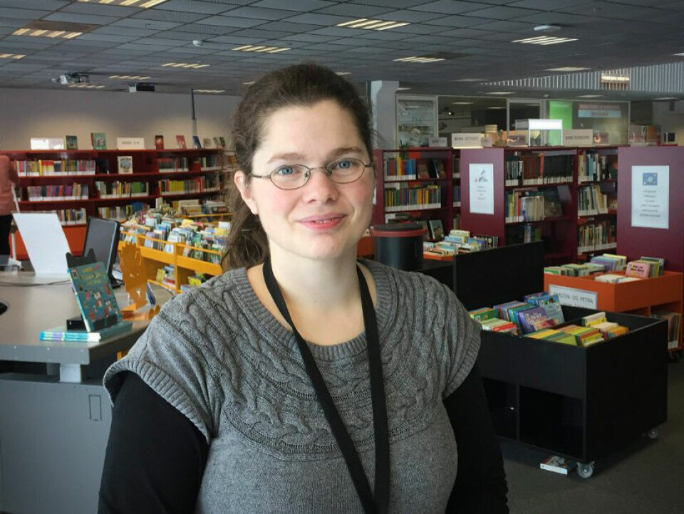 – Vi som jobber med frivillige, må være flinke til å vise at de blir satt pris på, sier biblioteksjef i Kongsberg, Oda Cornelia Knudsen. Foto: Mona Sandviken, Laagendalsposten