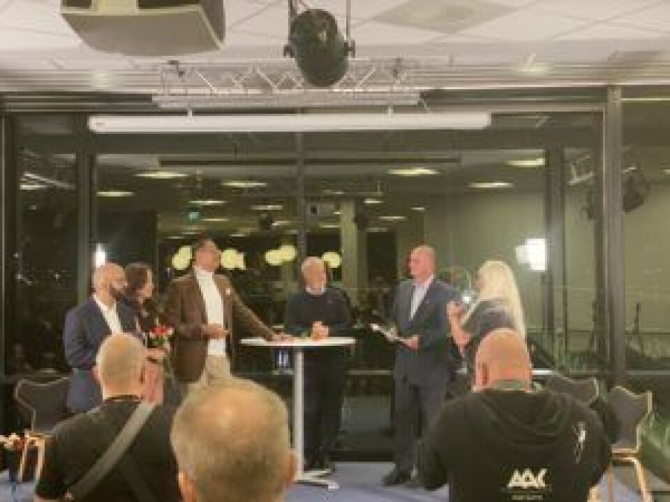 Sian og Muslimsk dialogforum på biblioteket i Drammen. Foto: Jørgen Hovde, Drammensbiblioteket