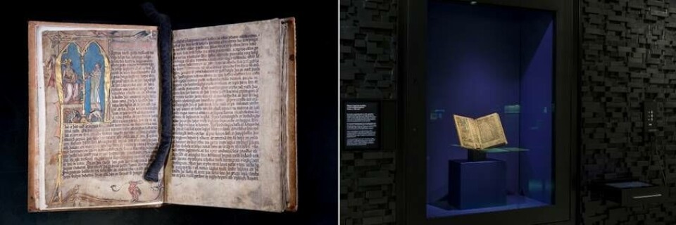 Codex Hardenbergianus er allerede en del av Nasjonalbibliotekets permanente utstilling Opplyst. Glimt fra en kulturhistorie.