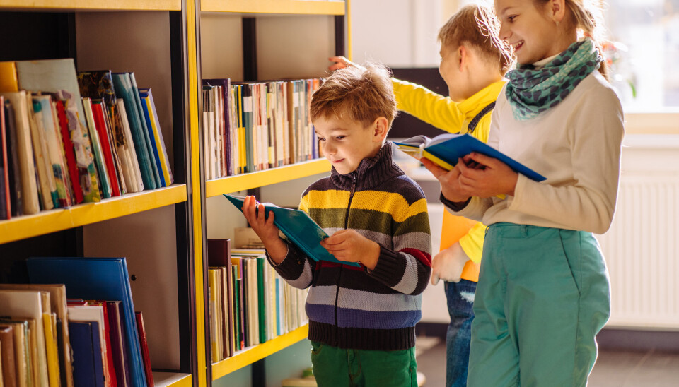 Ivrige: Det ble registrert 7,2 millioner utlån av litteratur for barn og unge i 2023.