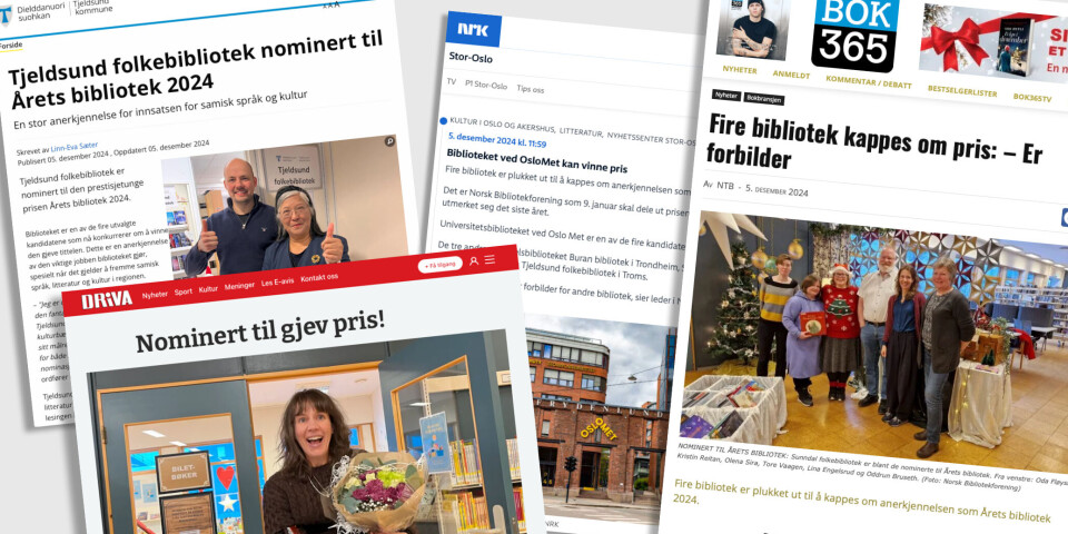 Interesse: Nominasjonane til Årets bibliotek skapar overskrifter både lokalt og nasjonalt.