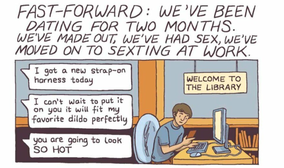 Frykta: Også
i 2023 toppa Gender Queer av
Maia Kobabe lista
over dei mest
sensurerte bøkene
i USA.