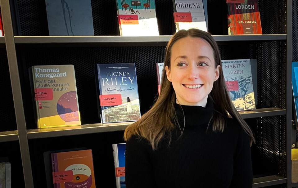 Populær: Mari Nielsen har grunn til å smile. Debutromanen hennes Ewa Lisa og ordene ble fjorårets mest utlånte debutantbok på arbeidsplassen hennes Deichman.