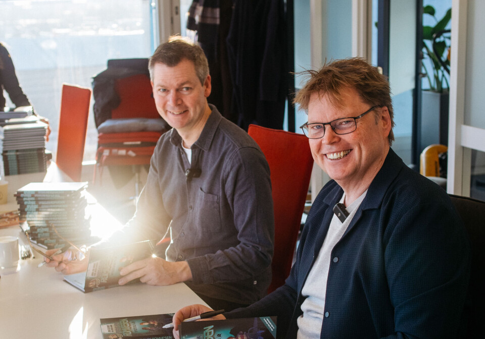 Suksess: Illustratør Hans Jørgen Sandnes og forfatter Jørn Lier Horsts bøker om Detektivbyrå nr. 2 har hjulpet mange barn med å knekke lesekoden.