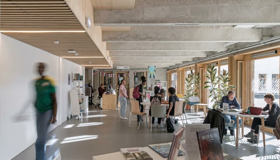 Kombinasjon: James Baldwin-biblioteket i Paris er både et kulturhus i nabolaget og et sted dedikert til integrering av mennesker som lever i eksil.