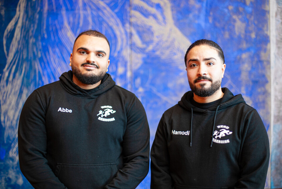 Gründerar: Abdullah Al-Naffakh og Mohammed Albomnaijl har grunnlagt organisasjonen Read & Exercise.